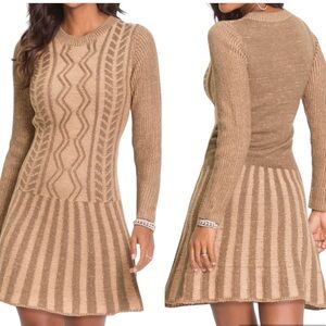 VENUS Midi Long Sleeves Knitted Sweater Dress Medium